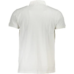 White Cotton Polo Shirt