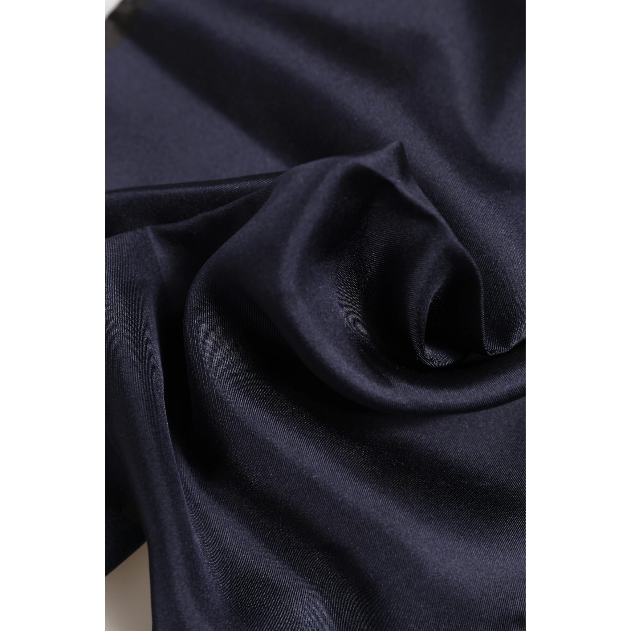 Blue DG Crown Silk Square Men Foulard Scarf