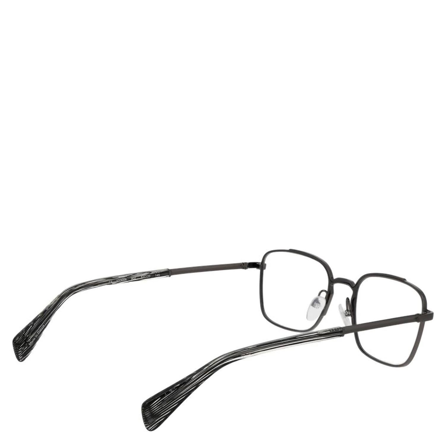 نظارات معدنية رمادية (إطارات)