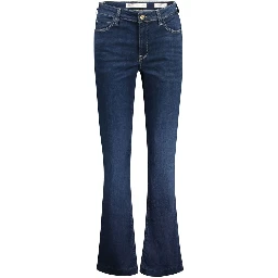Blue Cotton Jeans Denim