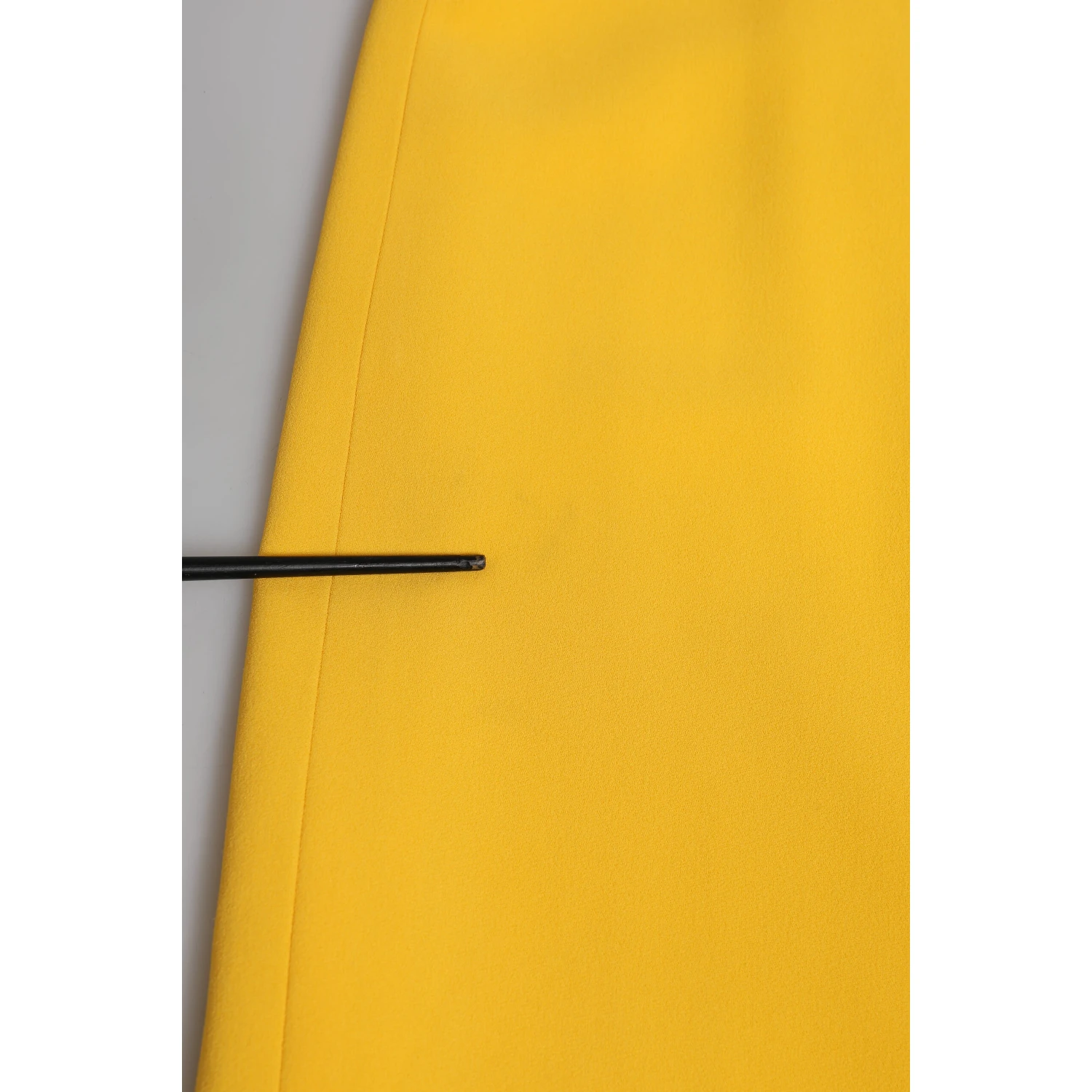 Yellow One Shoulder Side Slit Sheath Dress