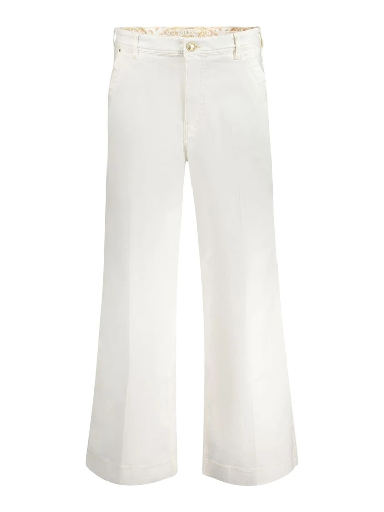 White Cotton Women Jeans