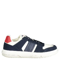 Blue Polyester Sneaker