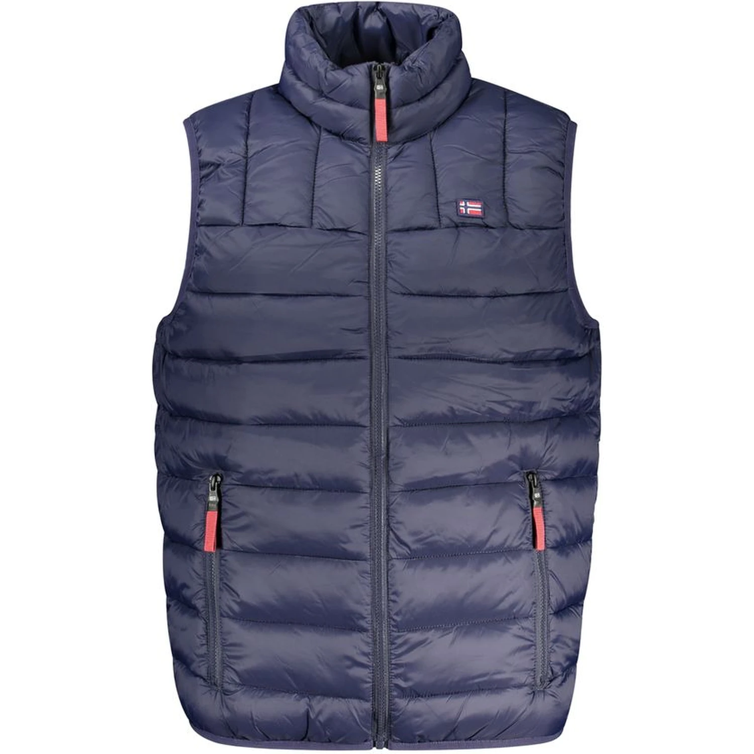 Blue Polyamide Men Jacket