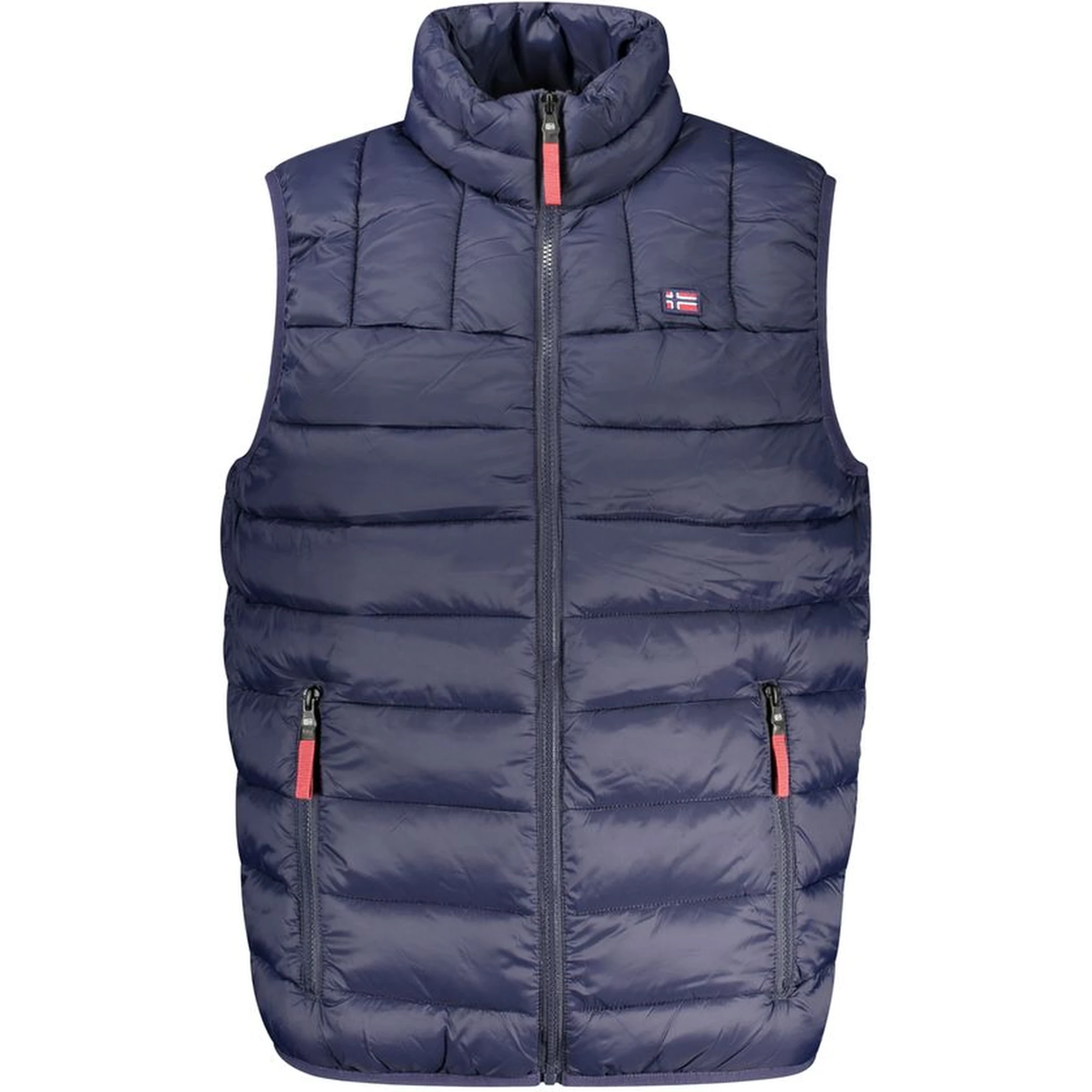 Blue Polyamide Men Jacket