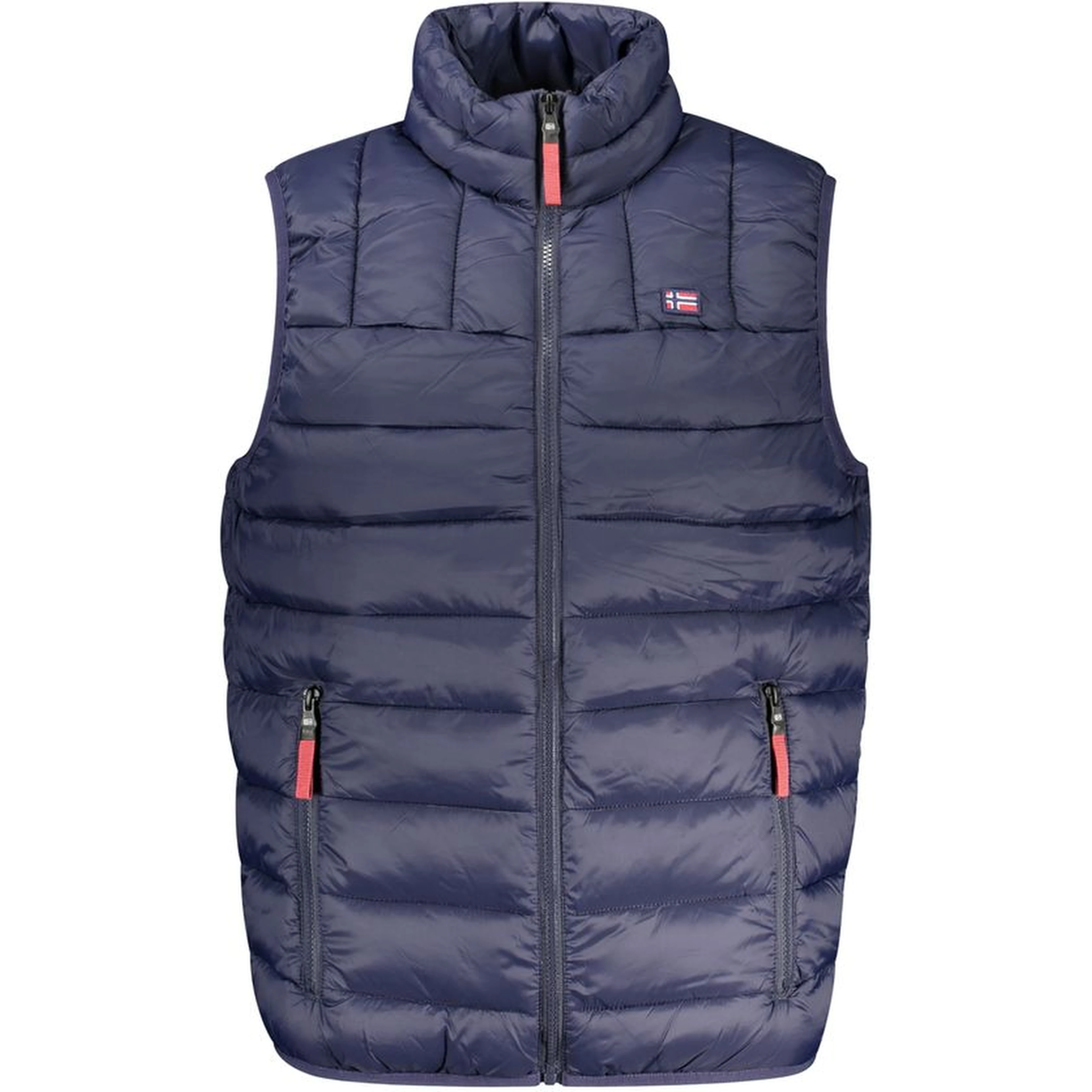 Blue Polyamide Men Jacket