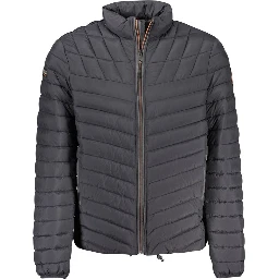 Black Polyamide Men Jacket