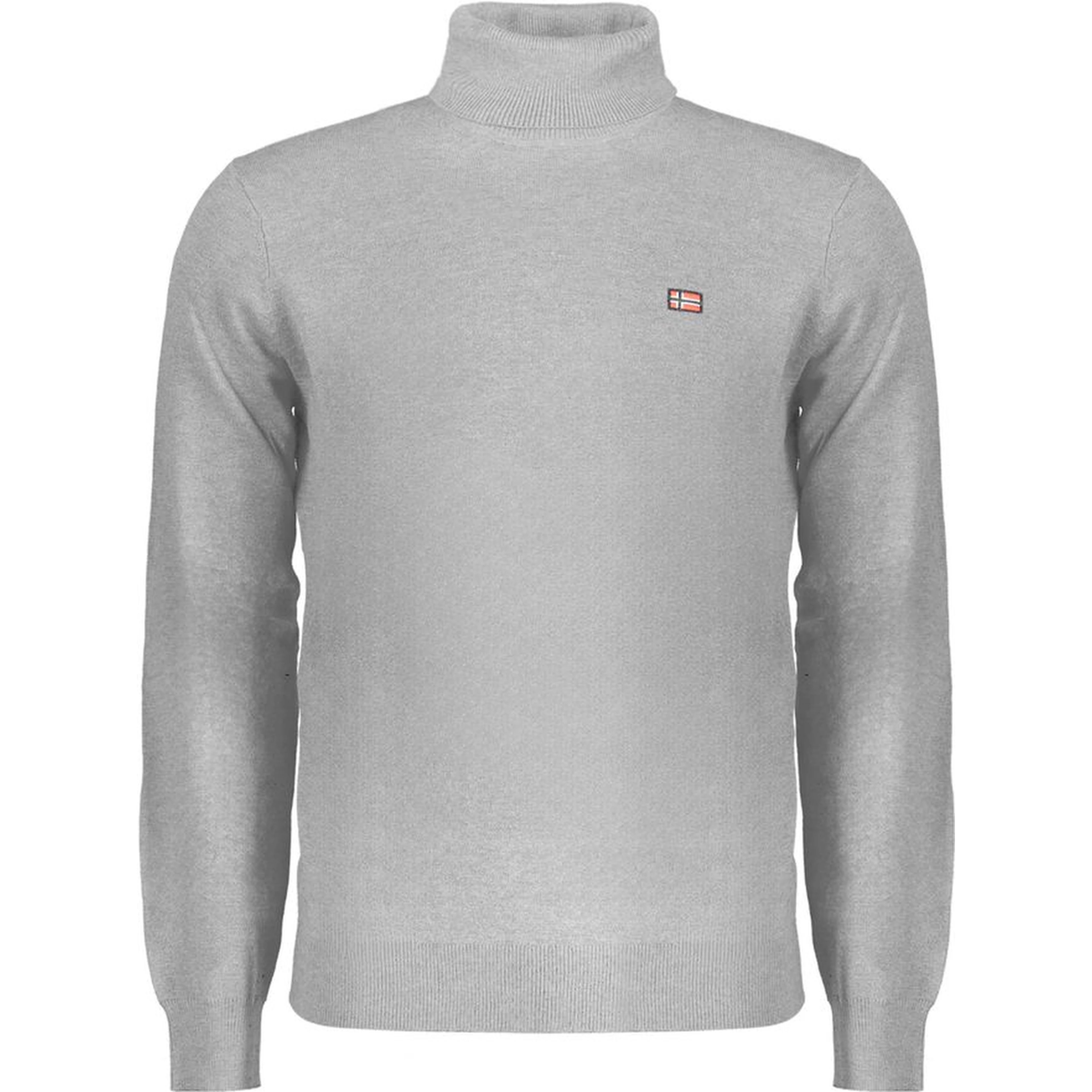 Gray Polyester Sweater
