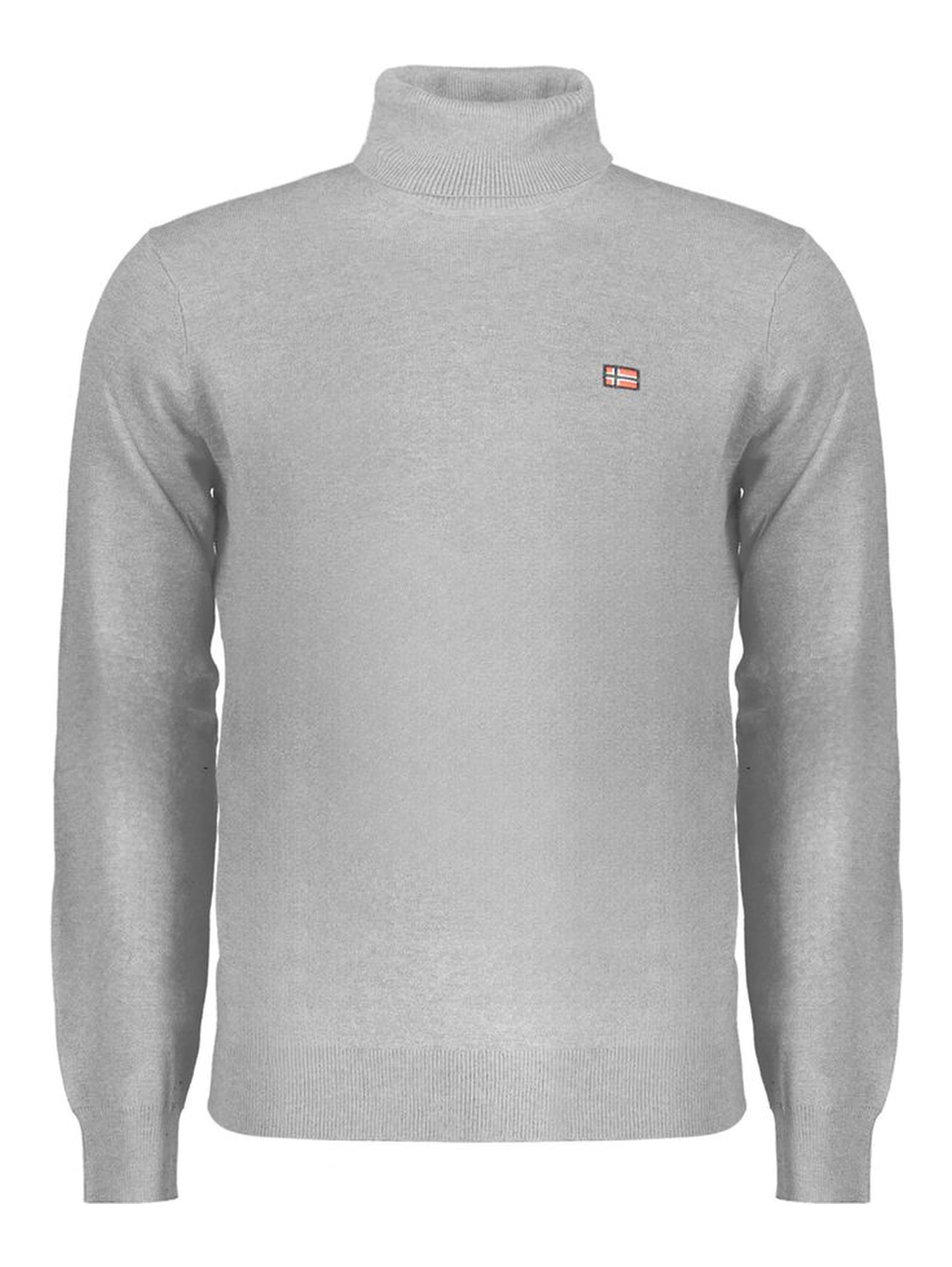 Gray Polyester Sweater