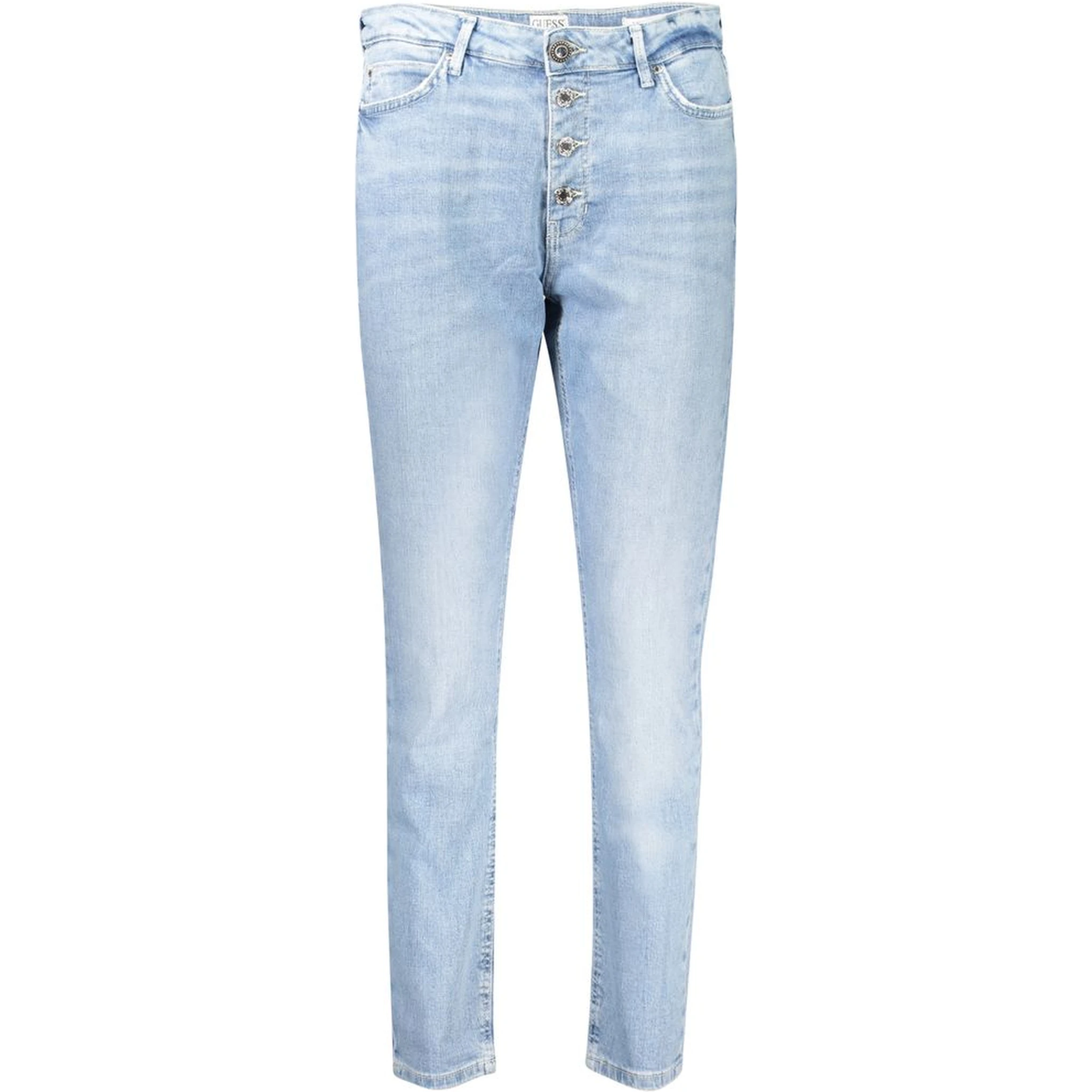 Blue Cotton Women Jeans