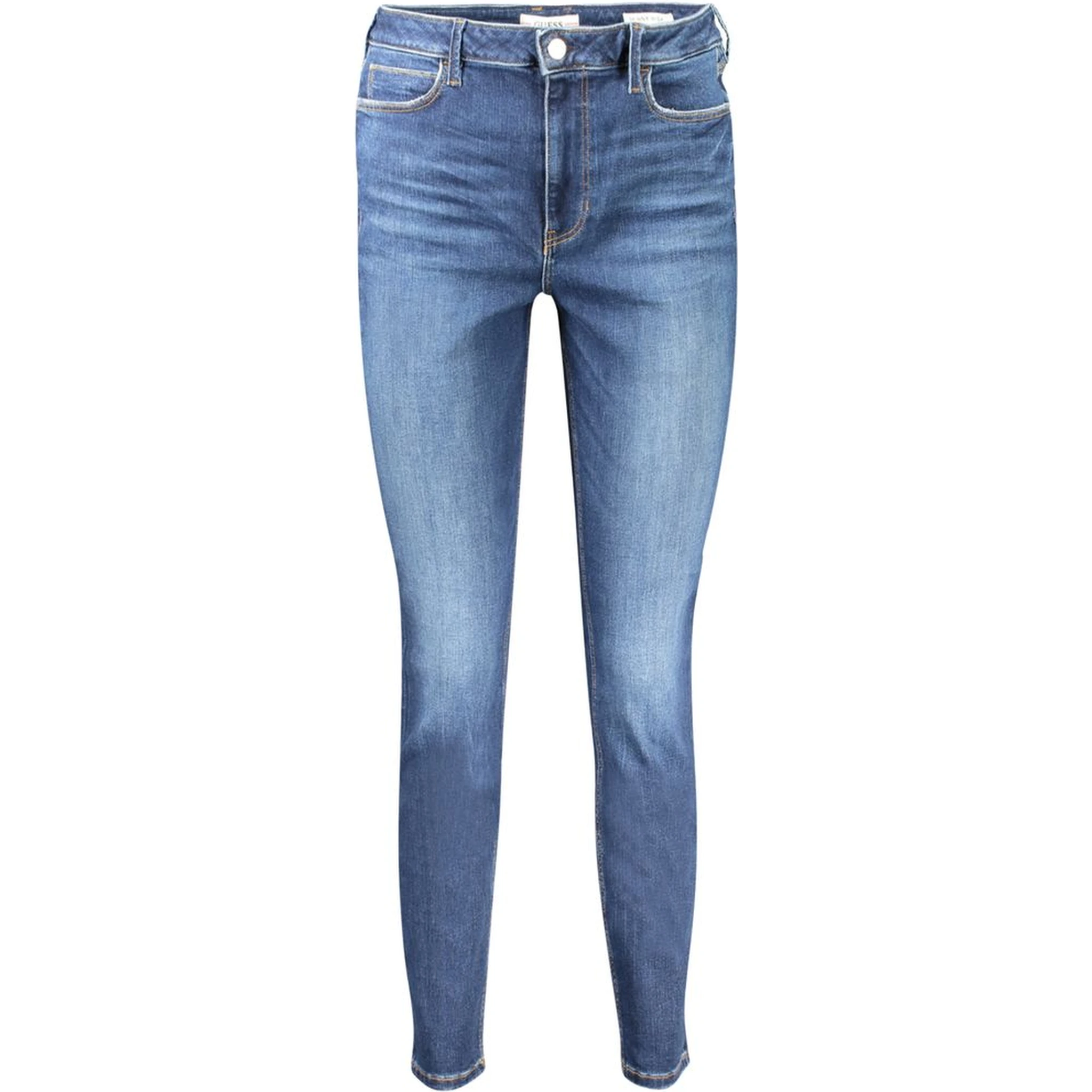 Blue Cotton Women Jeans