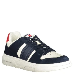 Blue Polyester Sneaker