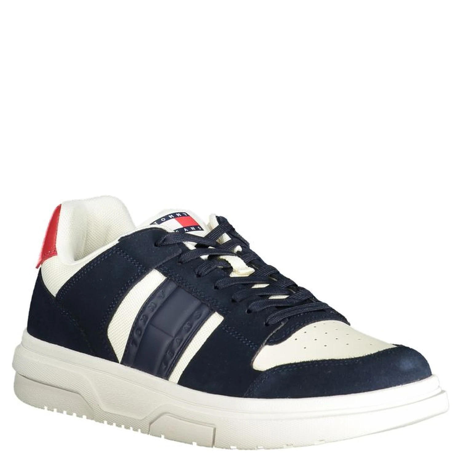 Blue Polyester Sneaker