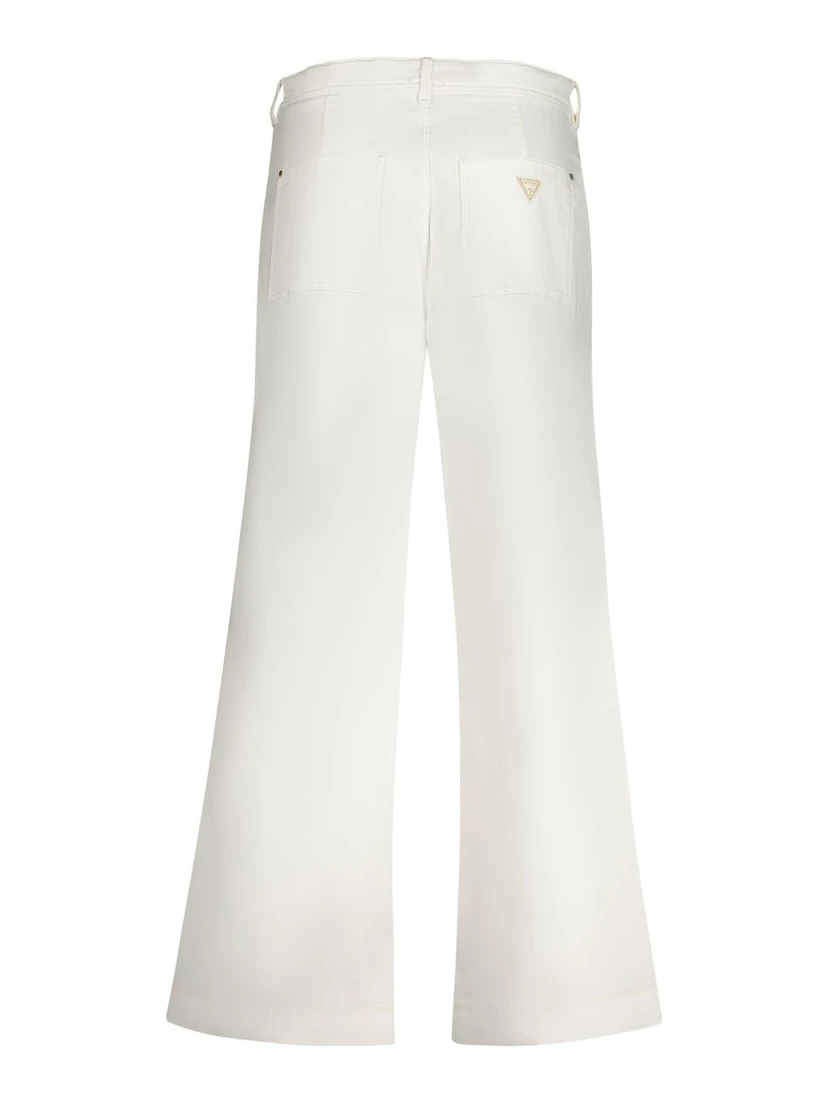 White Cotton Women Jeans