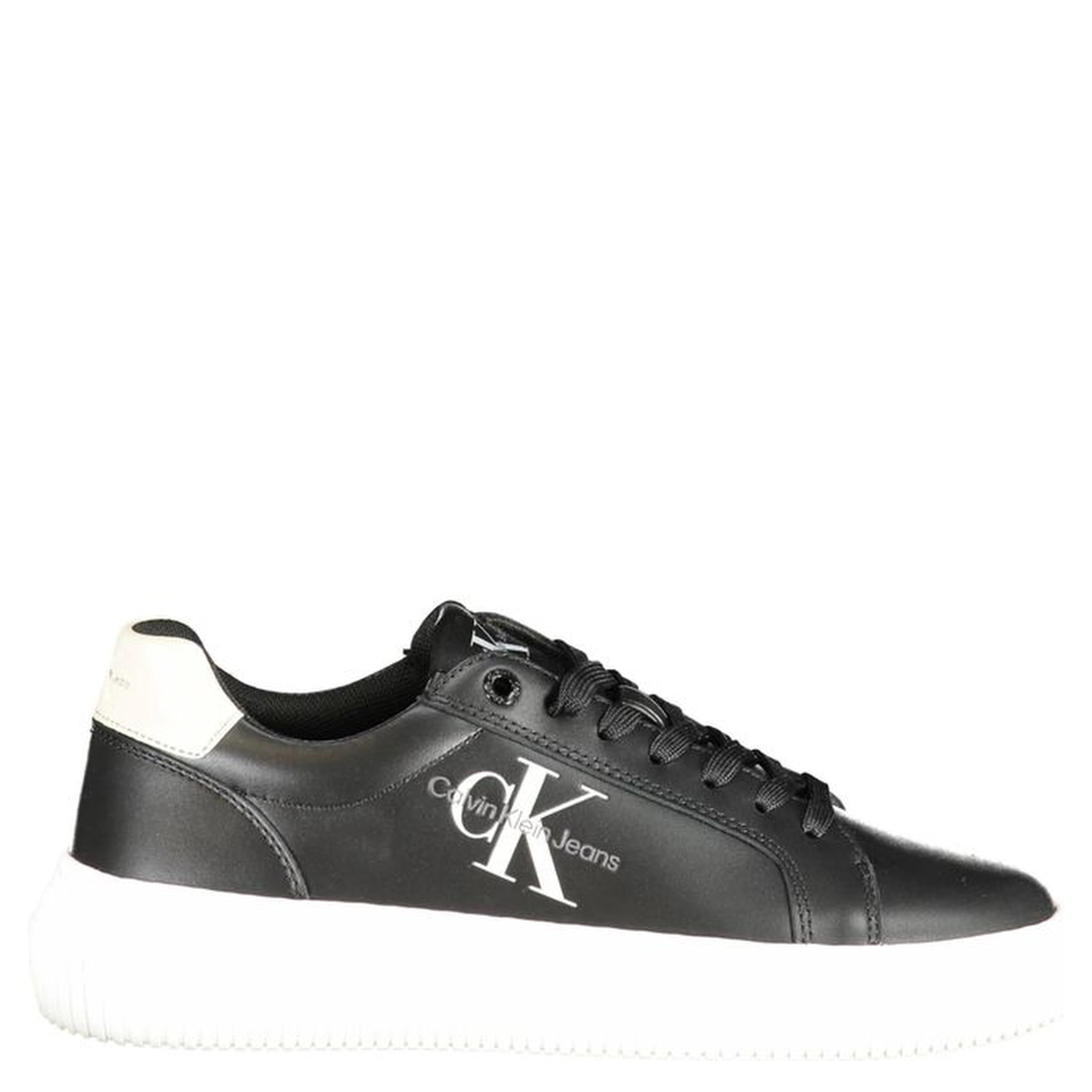 Black Polyester Sneaker