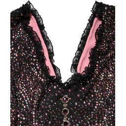 Multicolor Embellished Mermaid Gown Dress