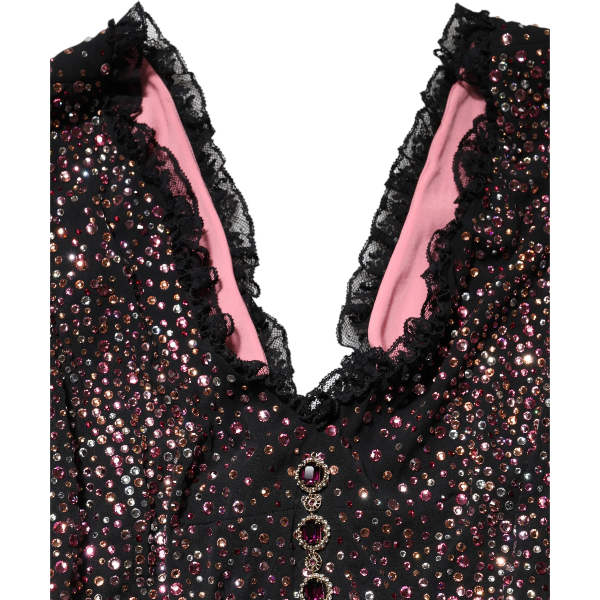 Multicolor Embellished Mermaid Gown Dress