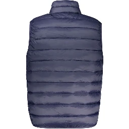 Blue Polyamide Men Jacket