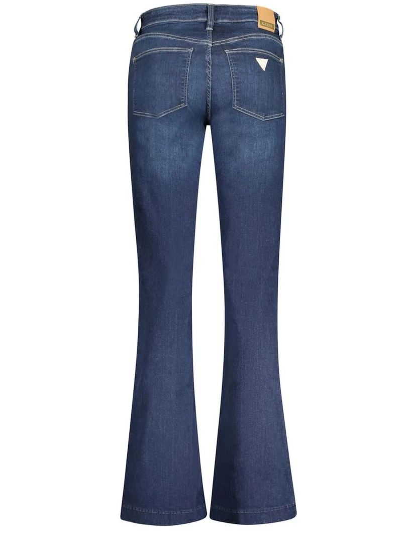 Blue Cotton Jeans Denim