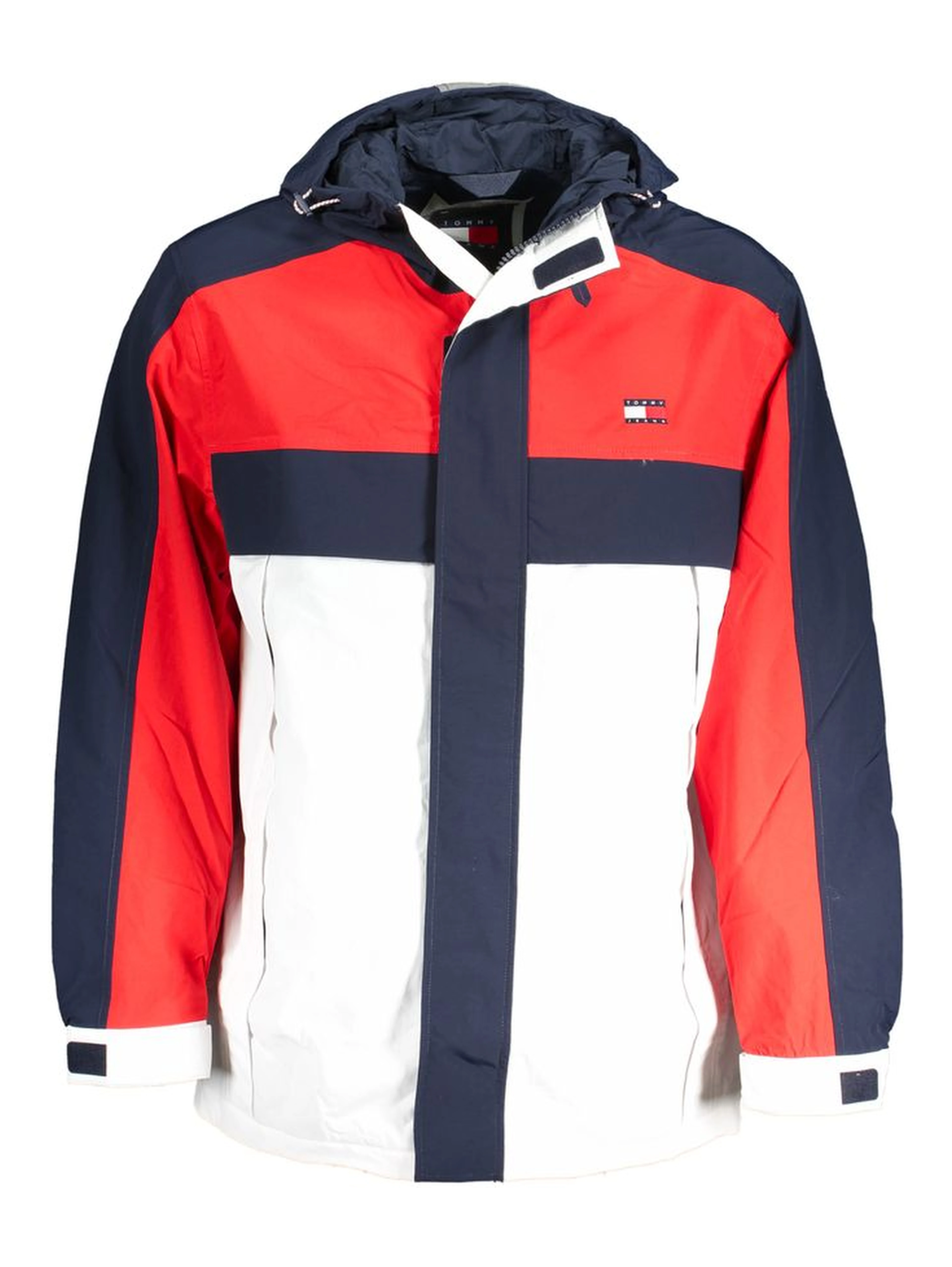 Blue Polyamide Men Jacket