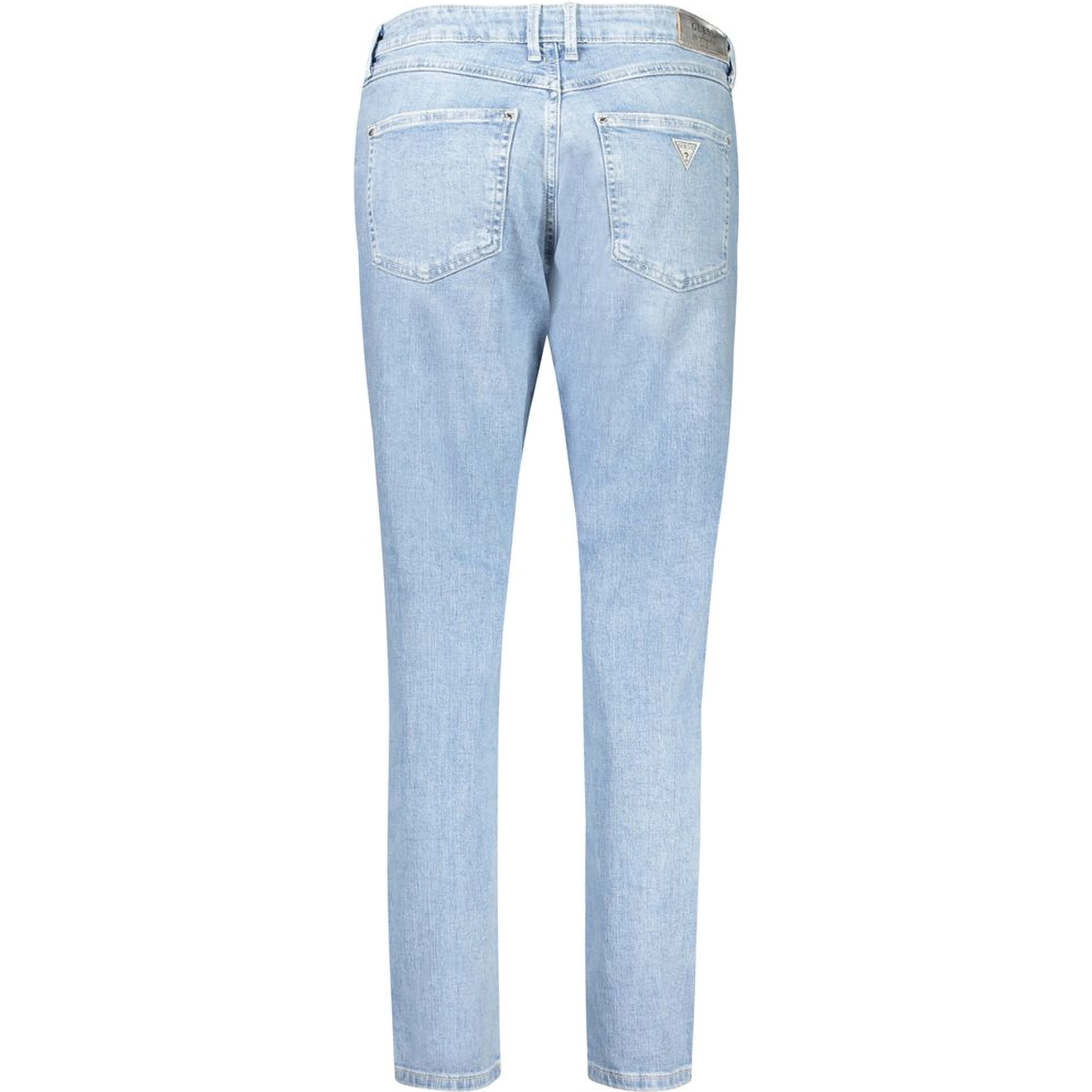Blue Cotton Women Jeans