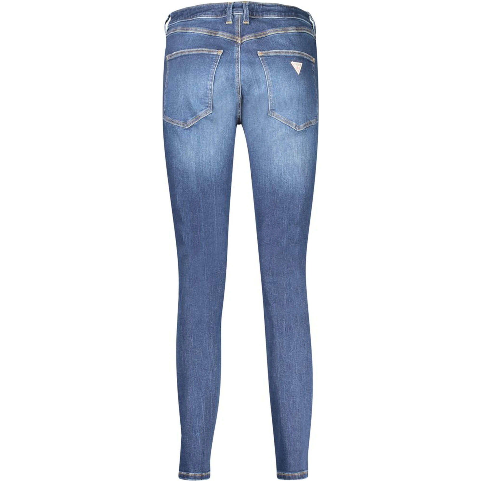 Blue Cotton Women Jeans