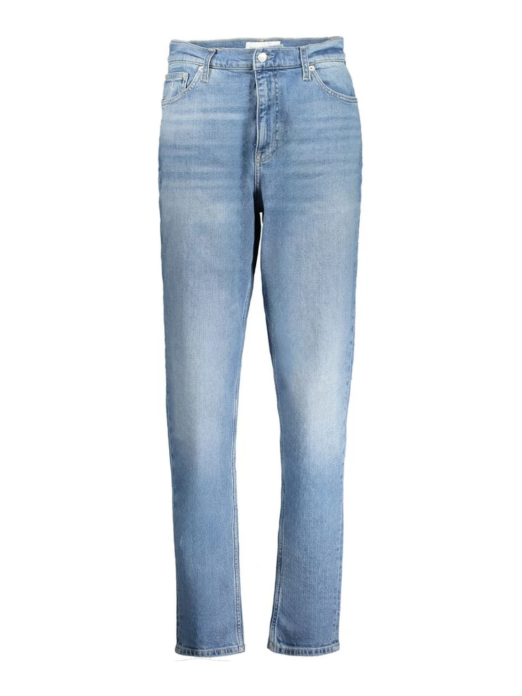 Blue Cotton Women Jeans