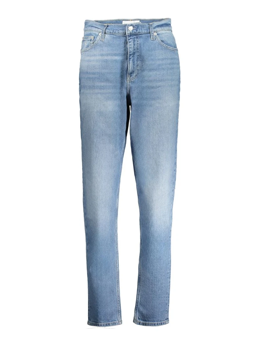 Blue Cotton Women Jeans