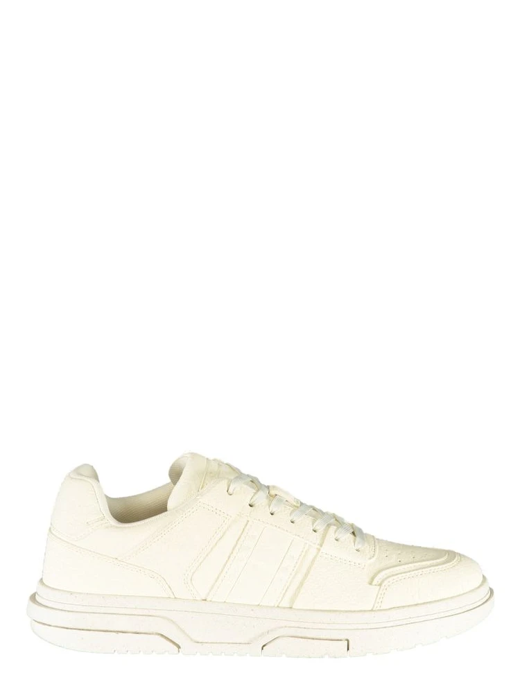 White Polyester Sneaker