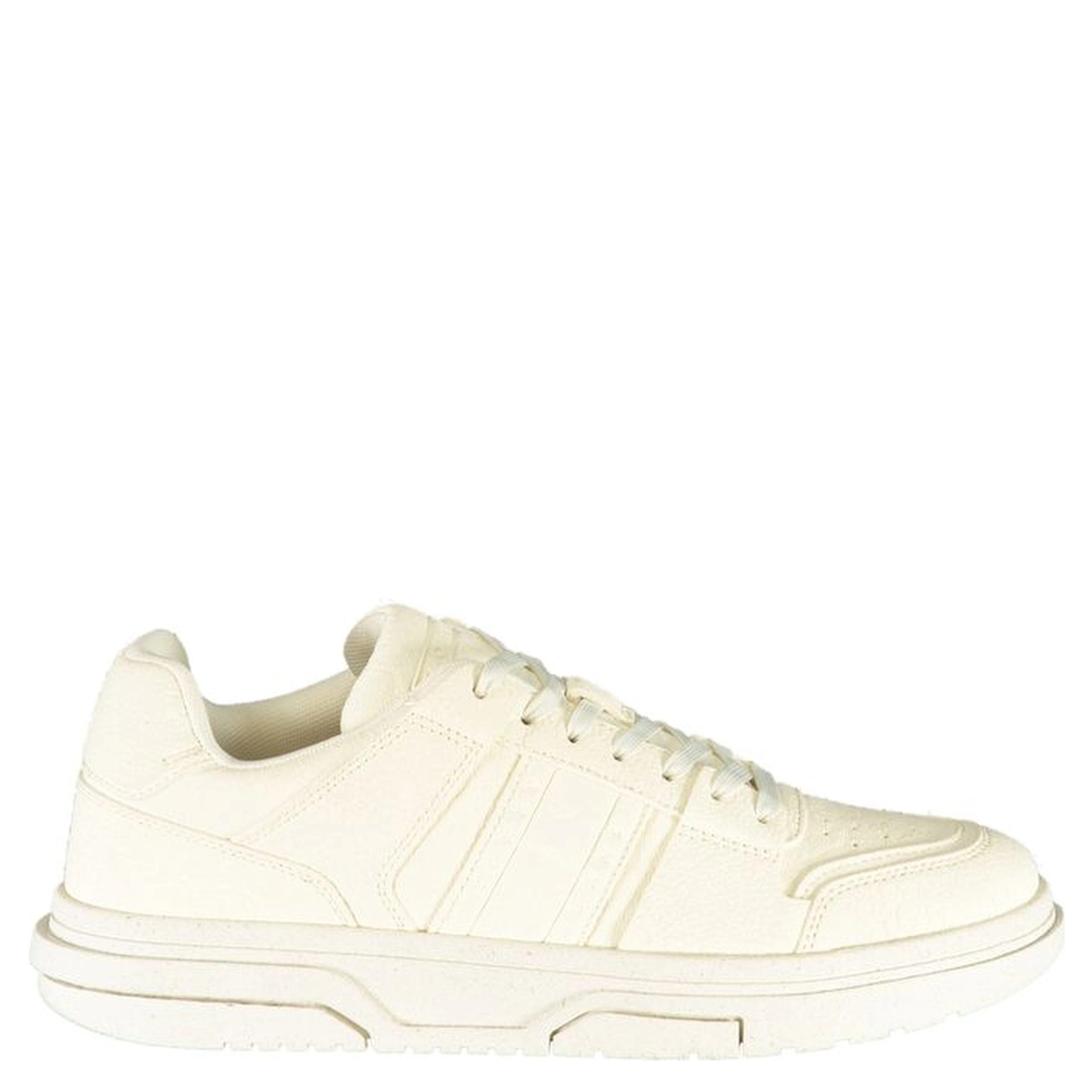 White Polyester Sneaker