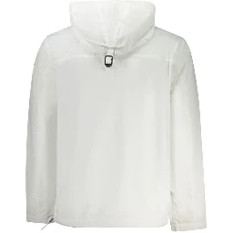 White Polyamide Men Jacket