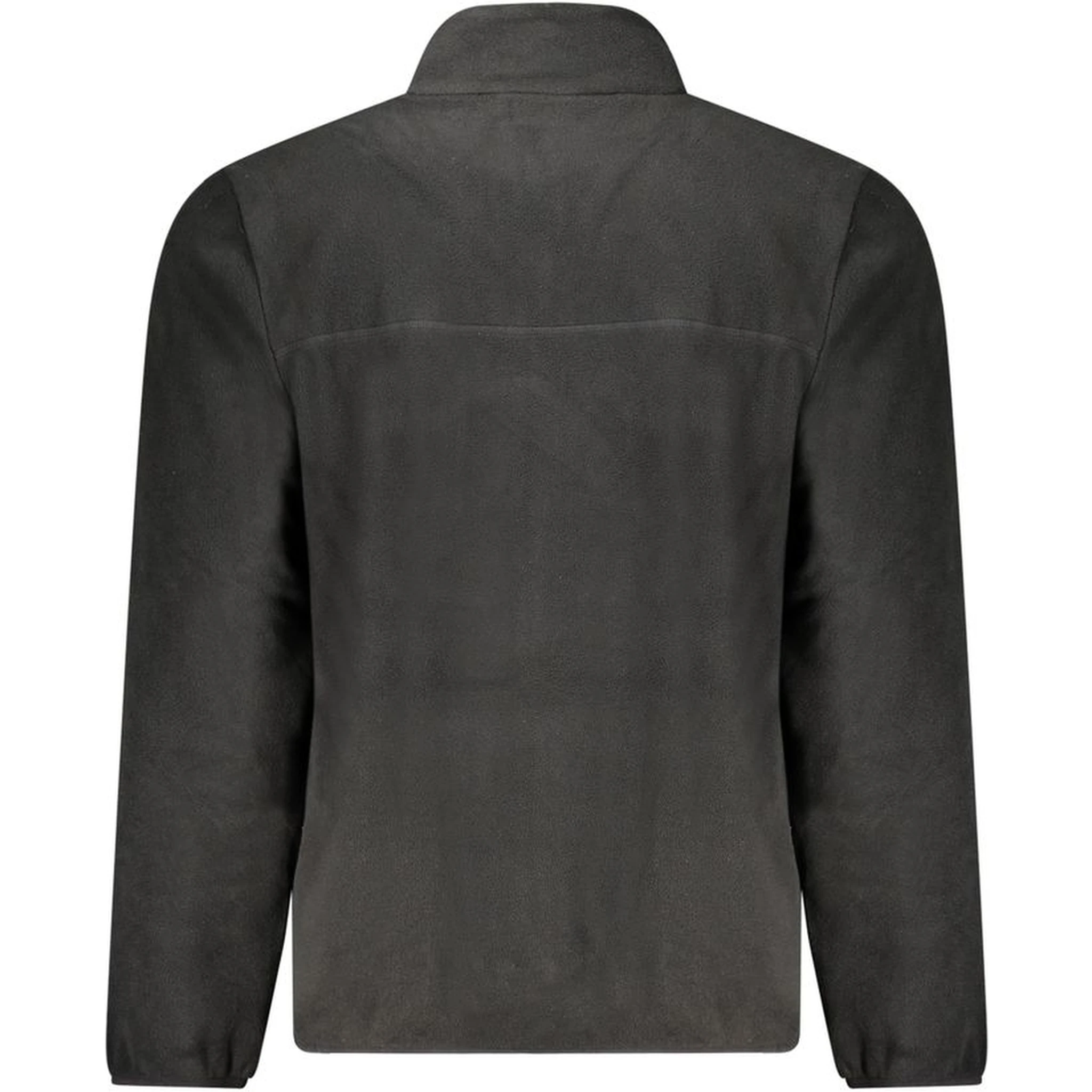 Black Polyester Men Jacket