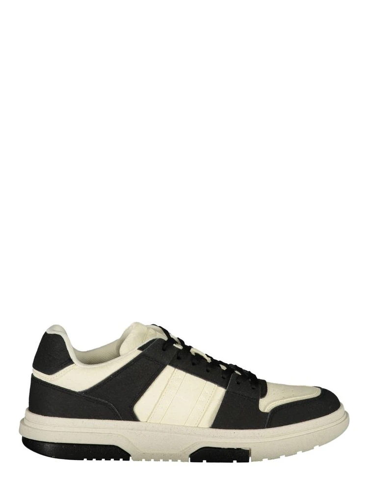 Black Polyester Sneaker