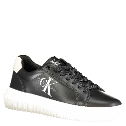 Black Polyester Sneaker