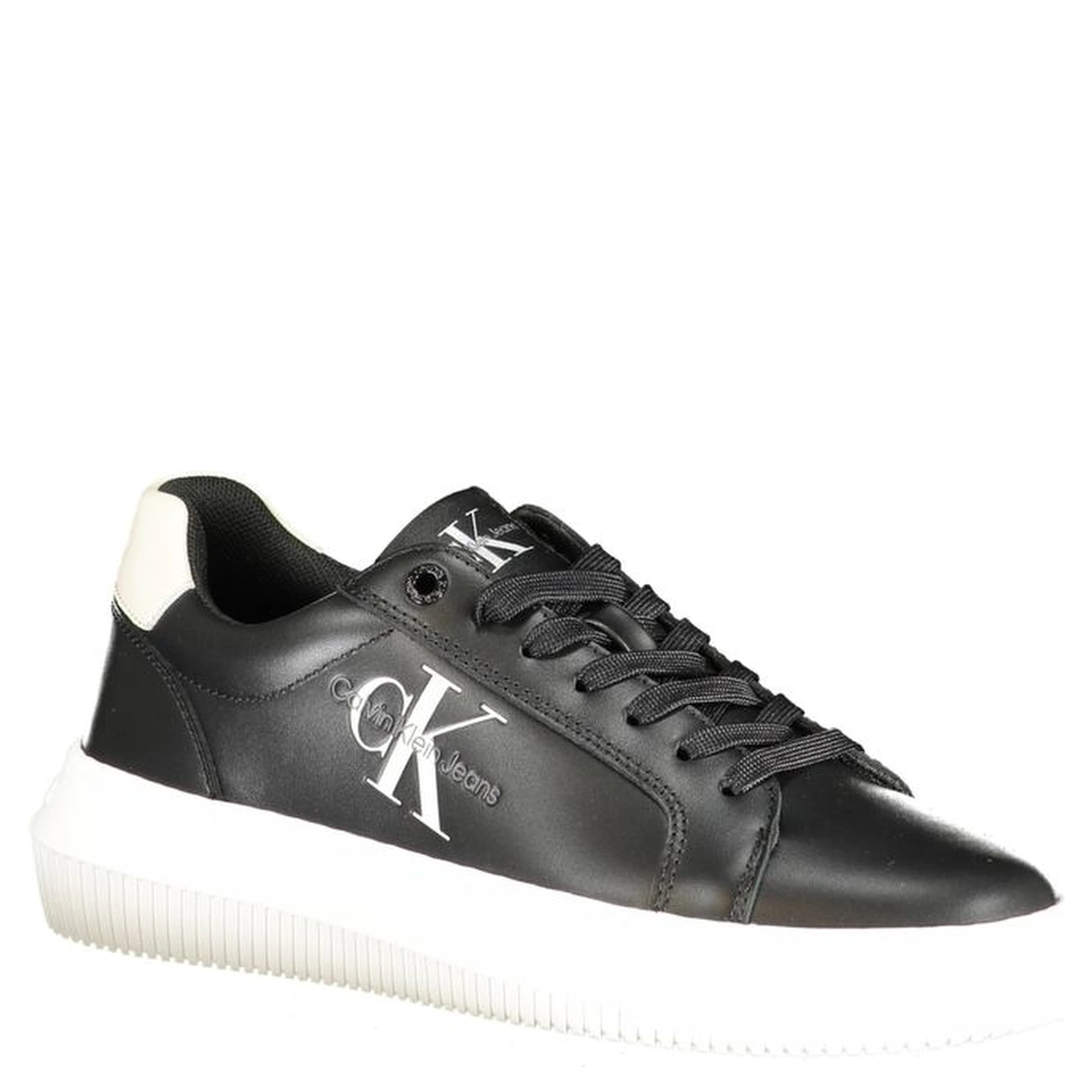 Black Polyester Sneaker