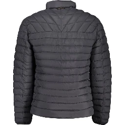 Black Polyamide Men Jacket