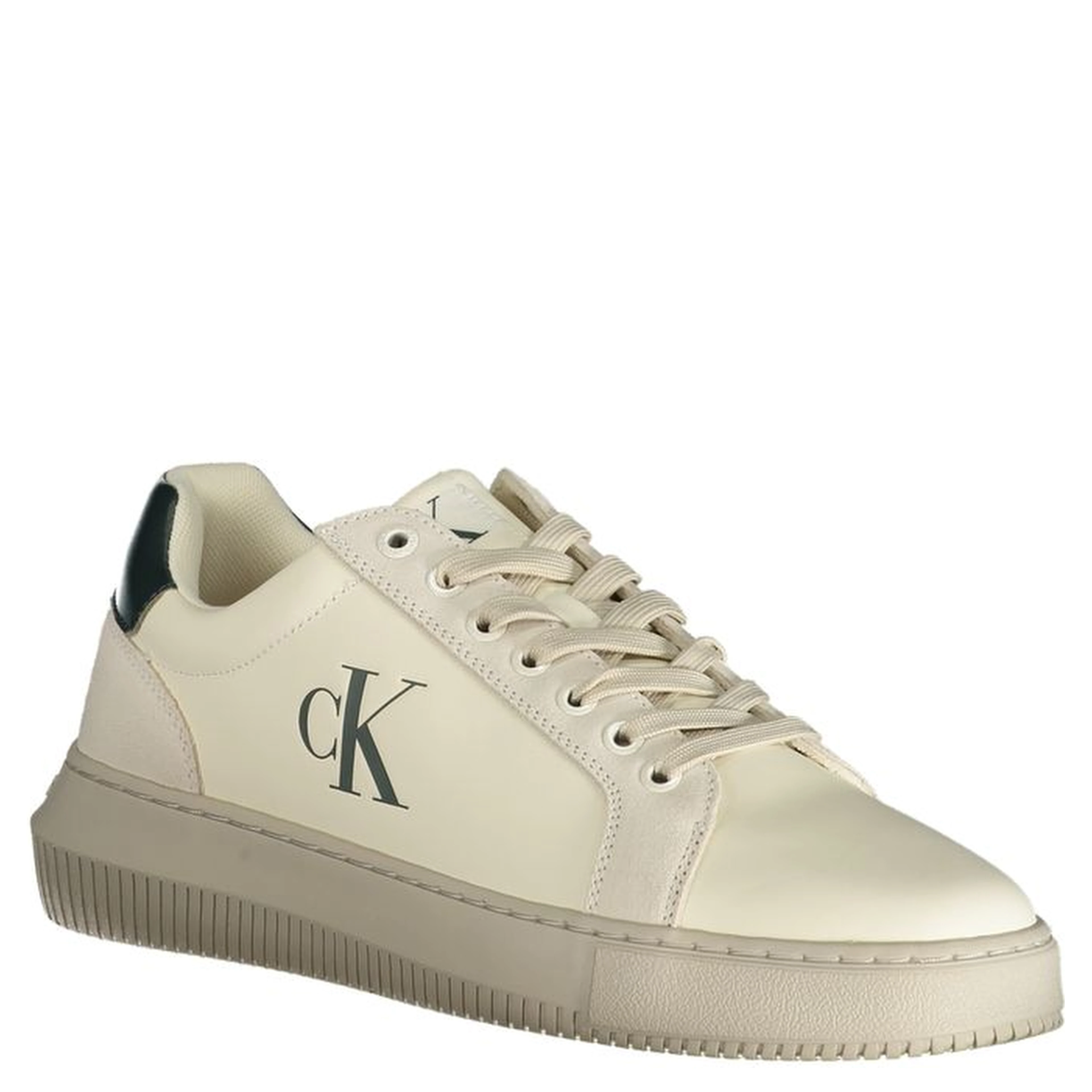 White Polyurethane Men's Sneaker