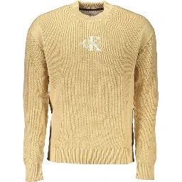 Beige Cotton Sweater
