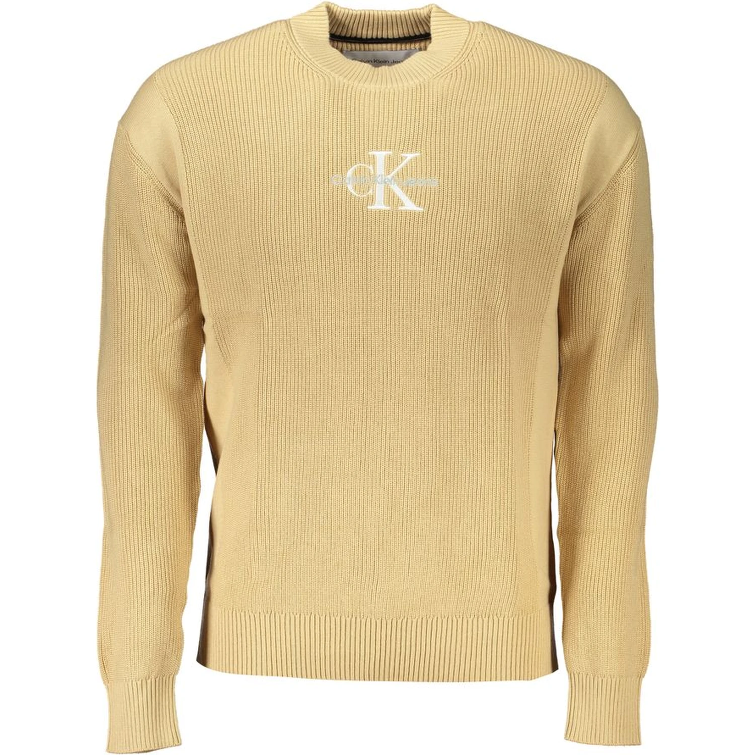 Beige Cotton Sweater