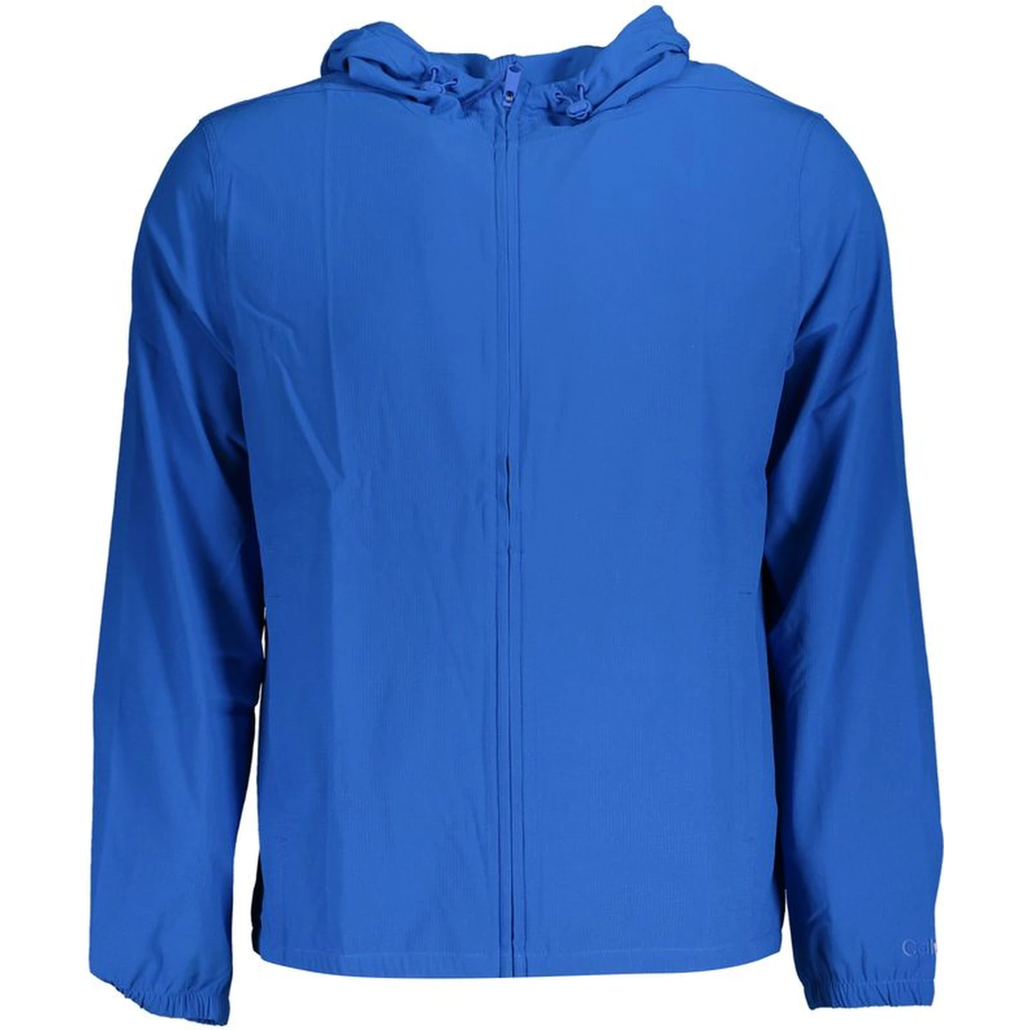 Blue Polyester Men's Sport Jacket