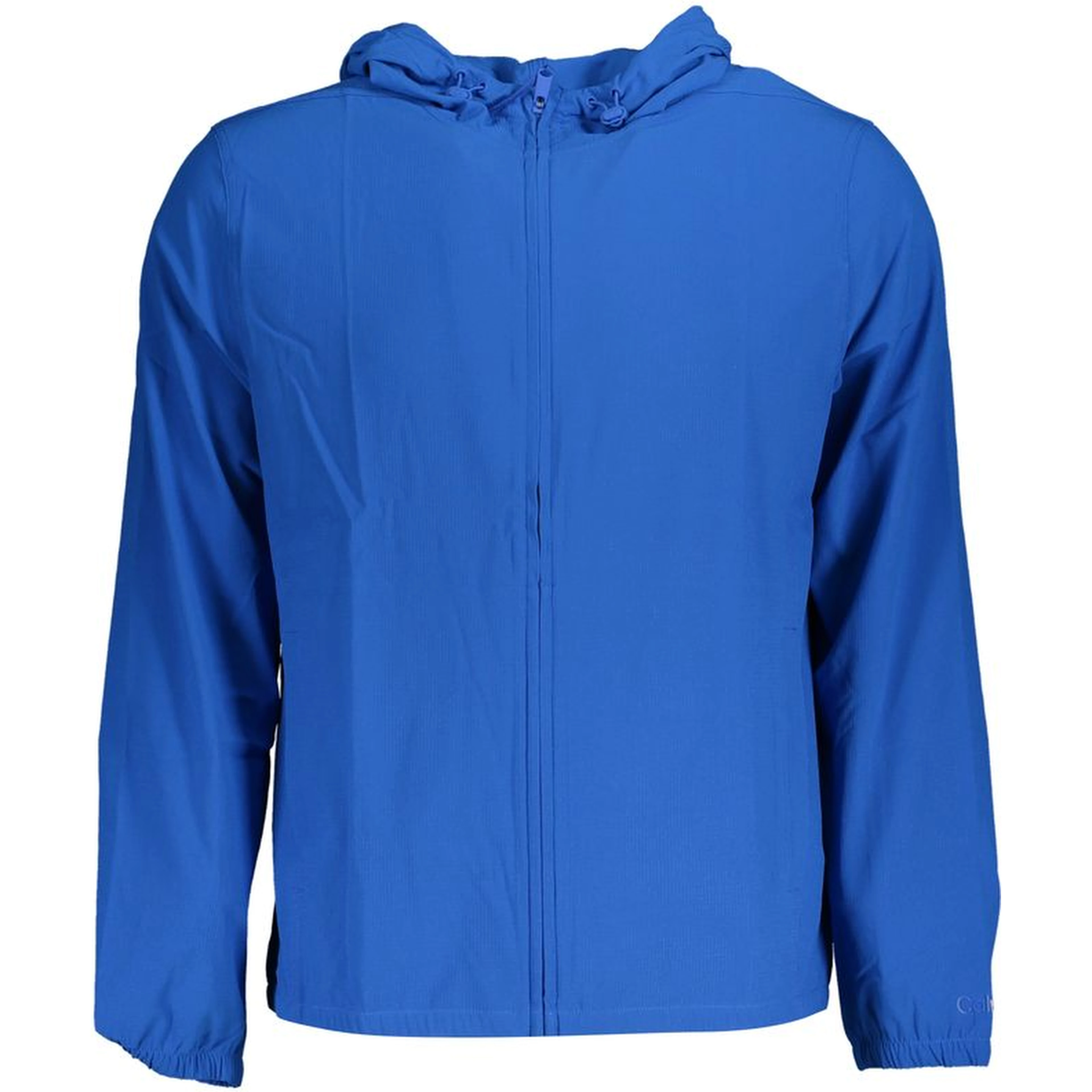 Blue Polyester Men's Sport Jacket