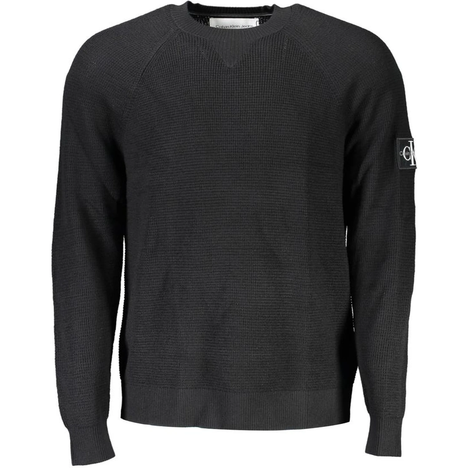 Black Wool Mens Sweater