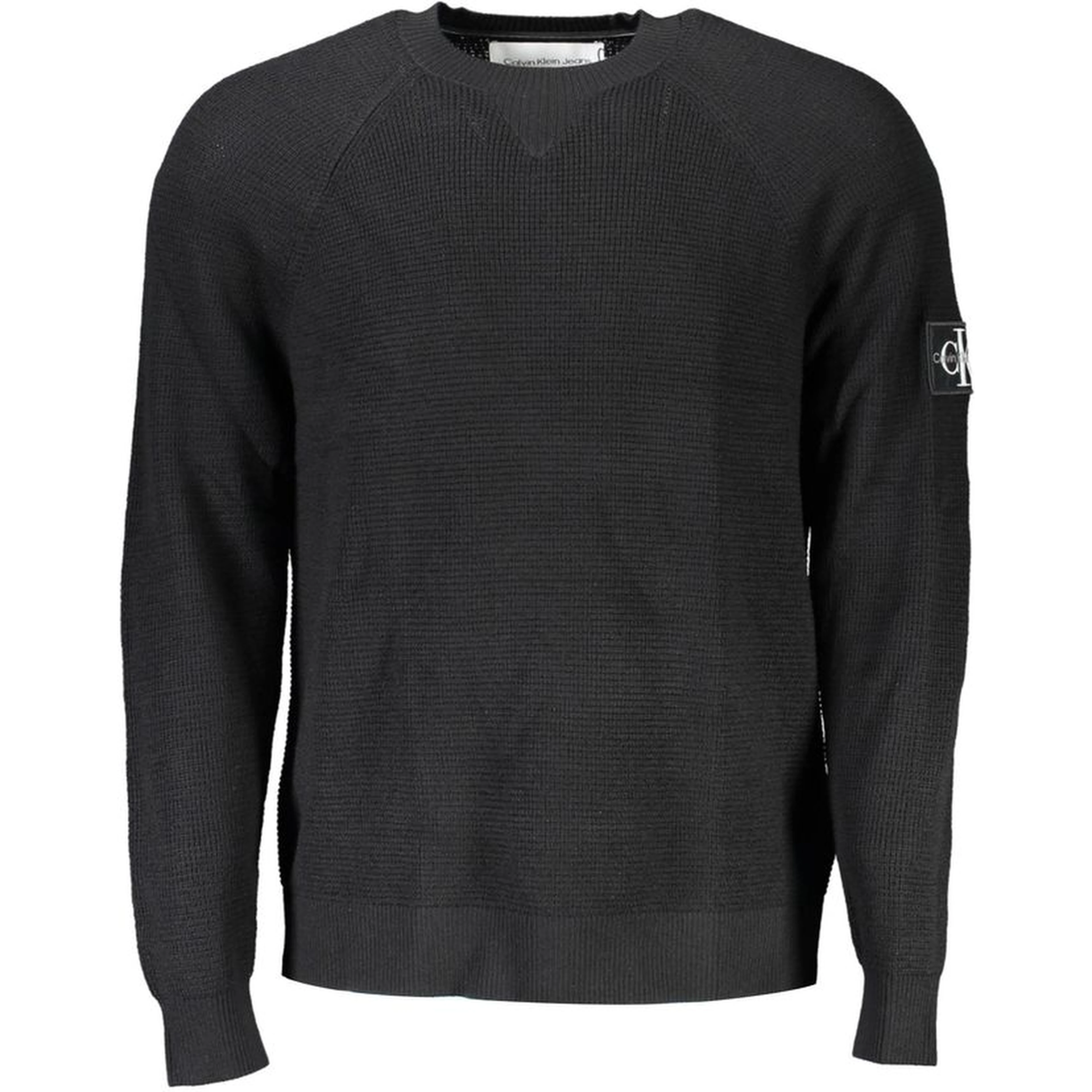 Black Wool Mens Sweater