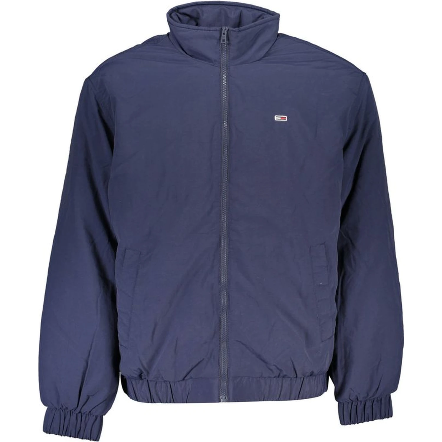 Blue Polyamide Men Jacket