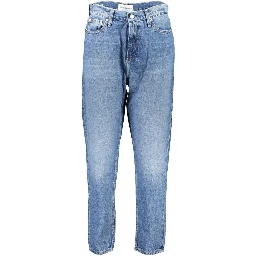 Blue Cotton Women's Jeans