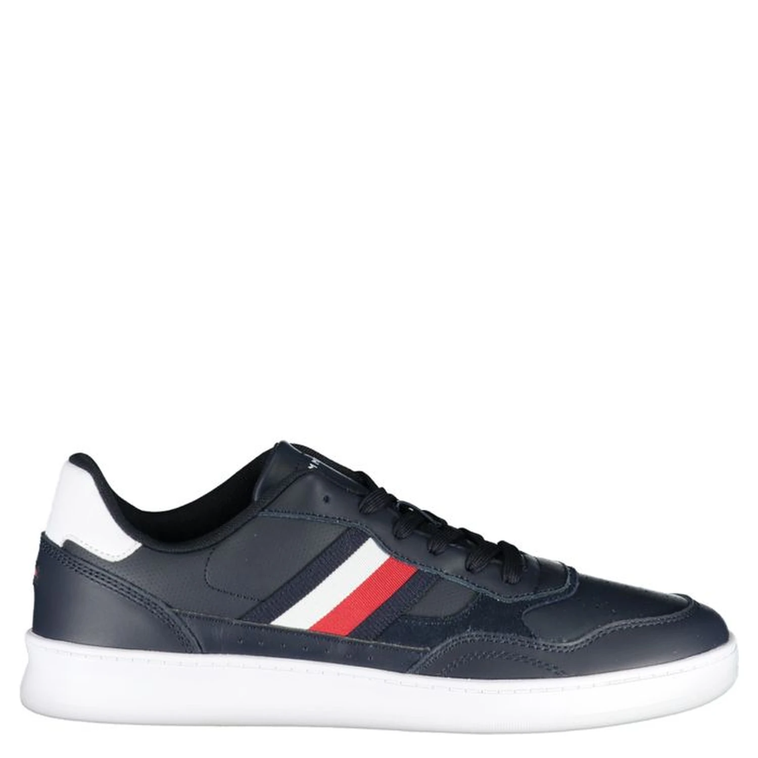 Blue Polyurethane Men Sneaker