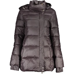 Black Polyamide Jackets & Coat