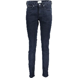 Blue Cotton Women Skinny Jean