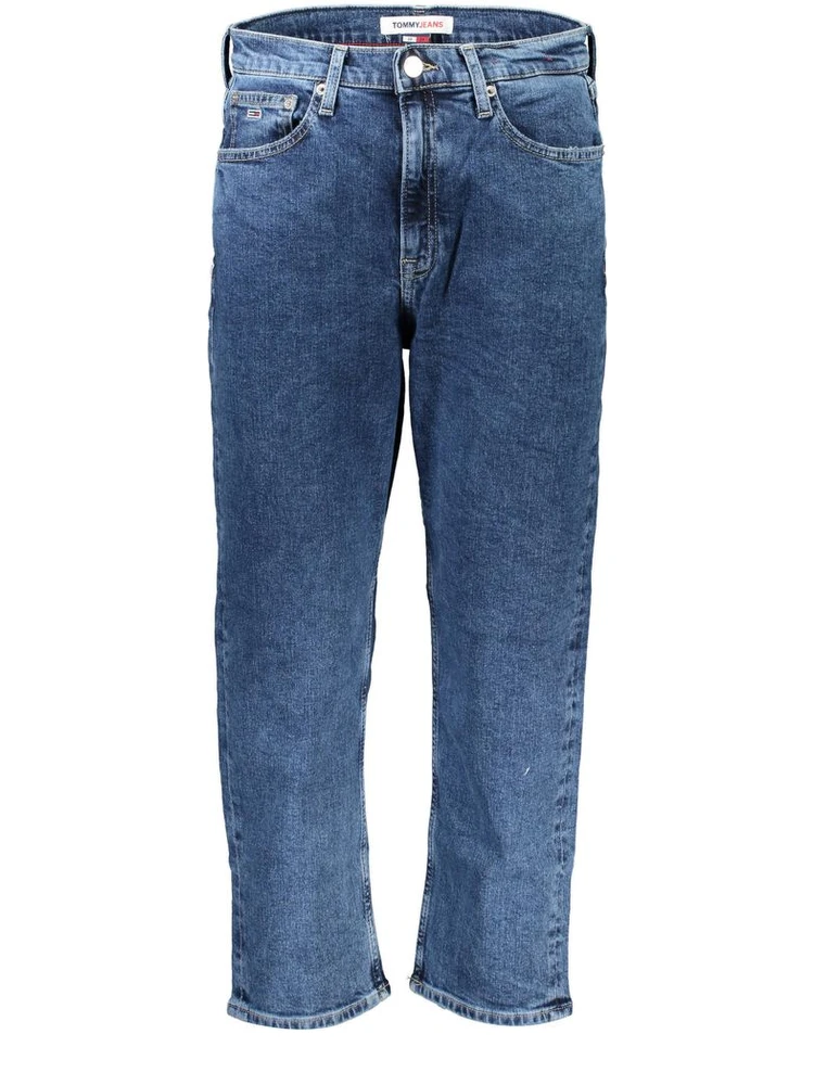 Blue Cotton Women Jeans