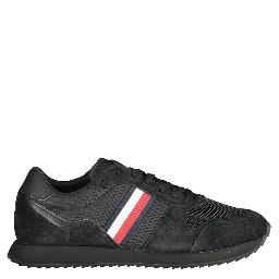 Black Polyester Sneaker